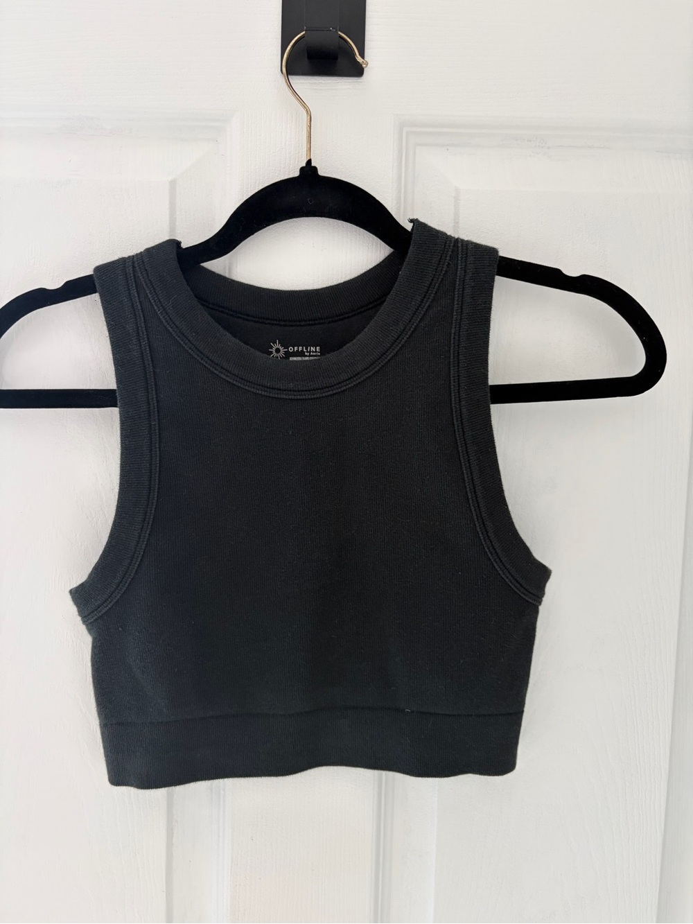 aerie Ribbed Cropped Tank Top - Women